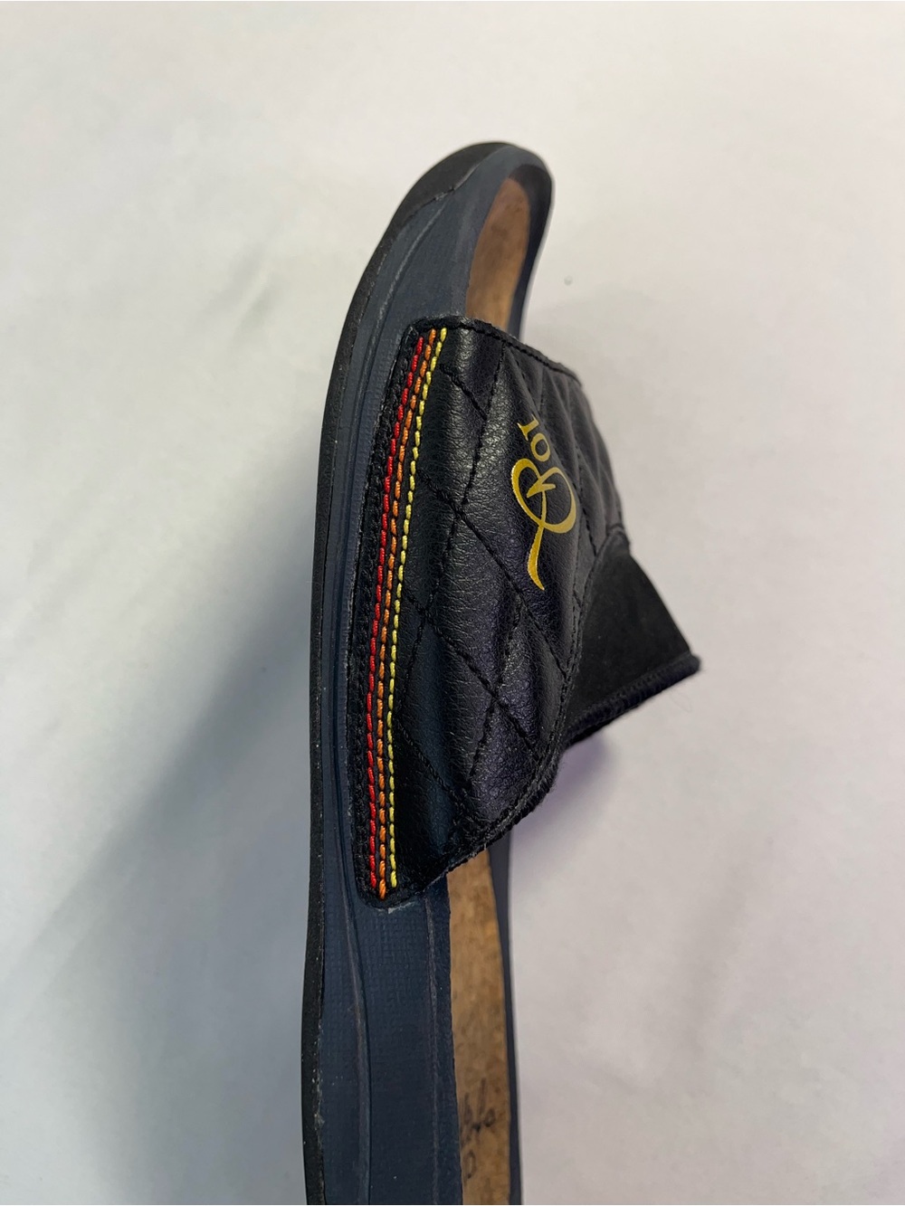 RARE! 2008 Nike Ronalndinho Slides Gold Brasil Bonito Black Soccer Flip Flops 7 - Picture 8 of 13